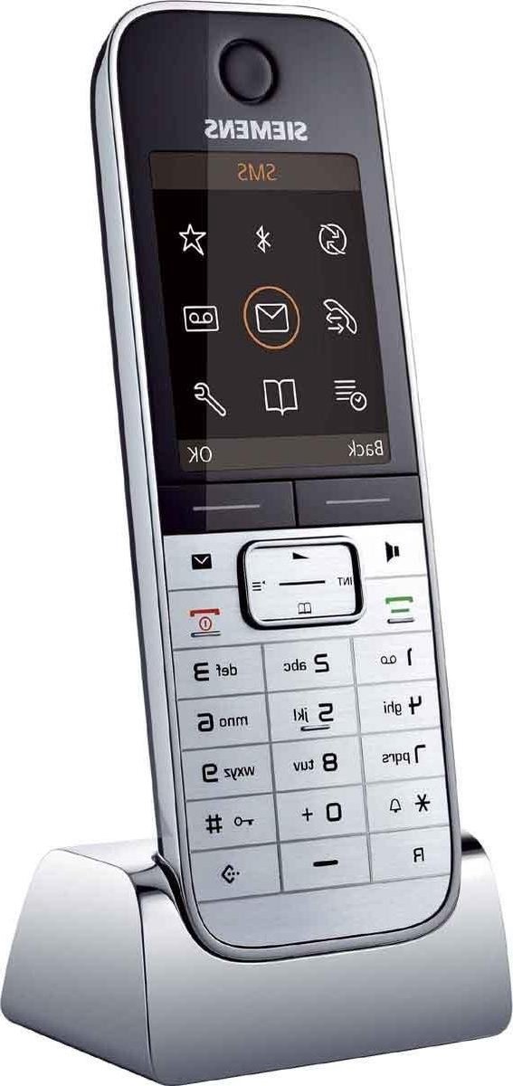 Extra Handset - Draadloze Telefoon - Thuis Bellen - Stralingsvrij - 500 Contacten - Metaal Zwart