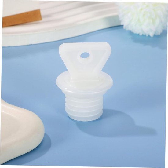 Warmwaterkruik Stopper - Afsluitdop Zak - Lekvrije Afsluiting - Eenvoudige Vervanging - 45 x 35 cm - Wit — afbeelding 2