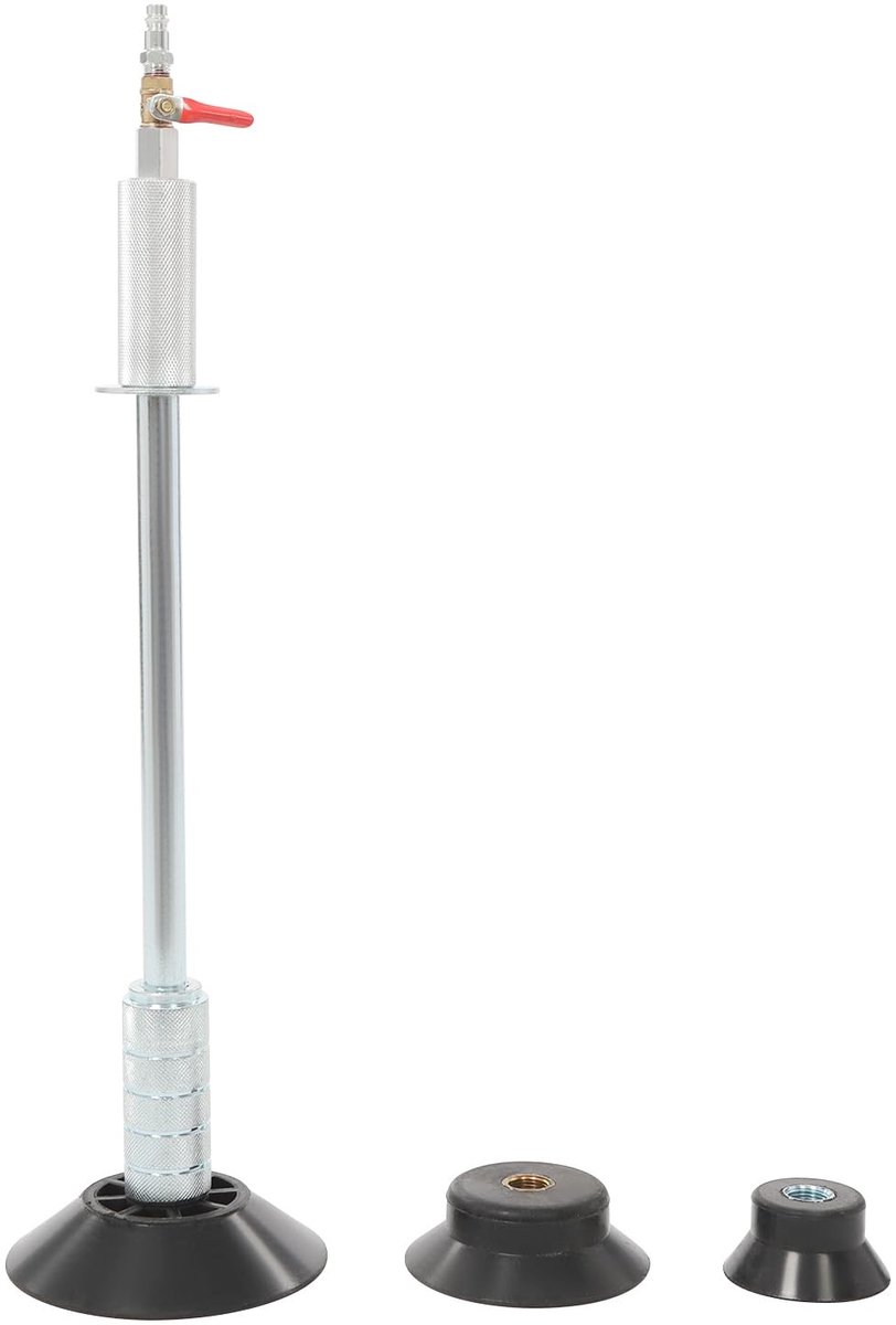 Dailygoods- Uitdeukgereedschap - Pneumatische Set - 3 Zuignappen (3-6 inch) - Zware Autodeukset - Hoogwaardig Verzinkt Staal - Slijtagebestendig - Deukverwijderaar