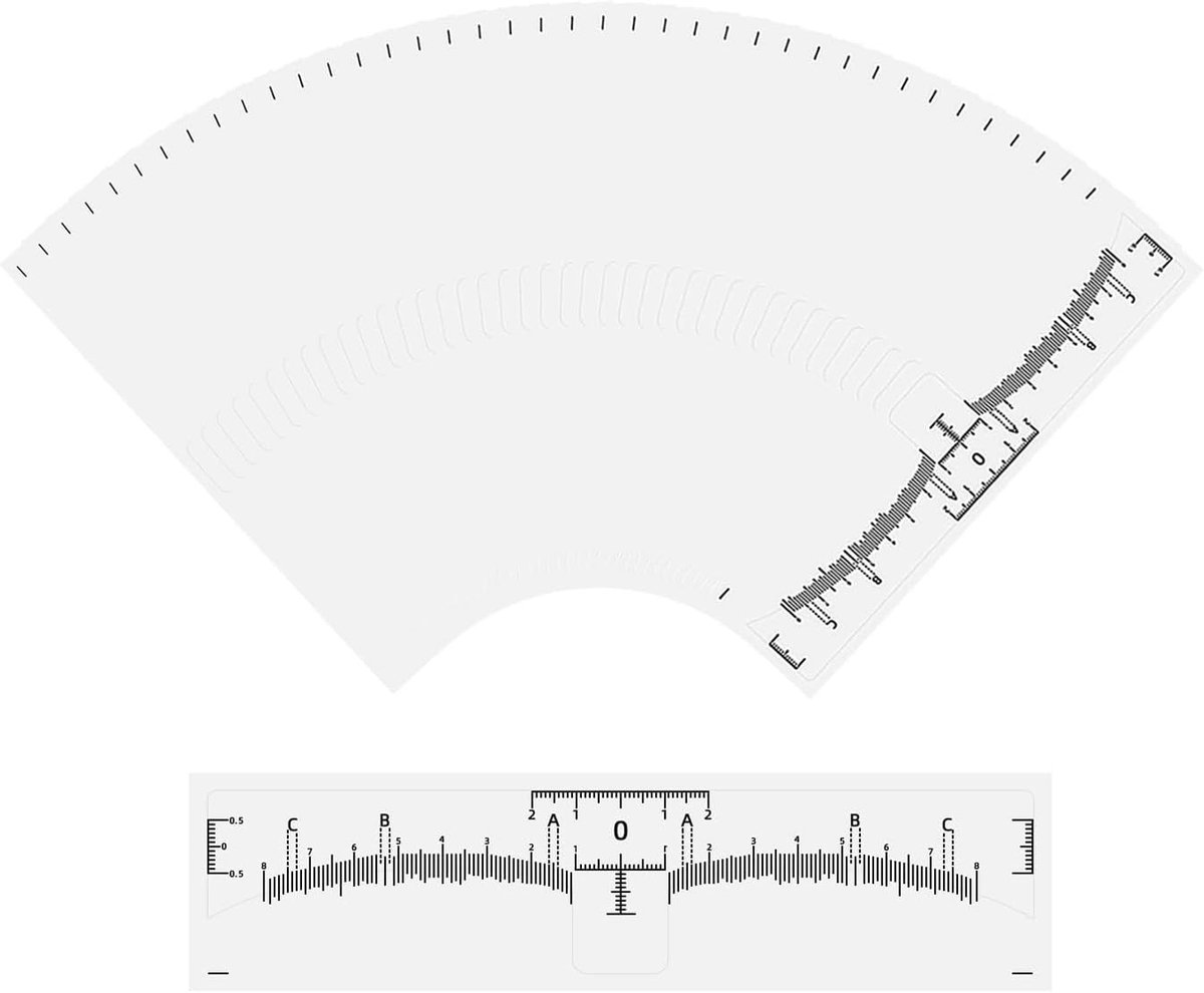 Verwijderbare wenkbrauw sjablonen voor microblading en wenkbrauwmapping - 50 stuks meetinstrumenten voor perfecte wenkbrauwen