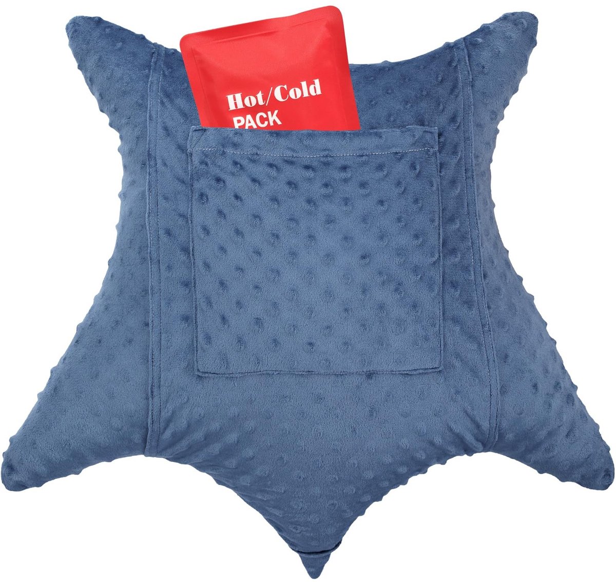 Stervormig Hysterectomie Kussen - Denim Blauw