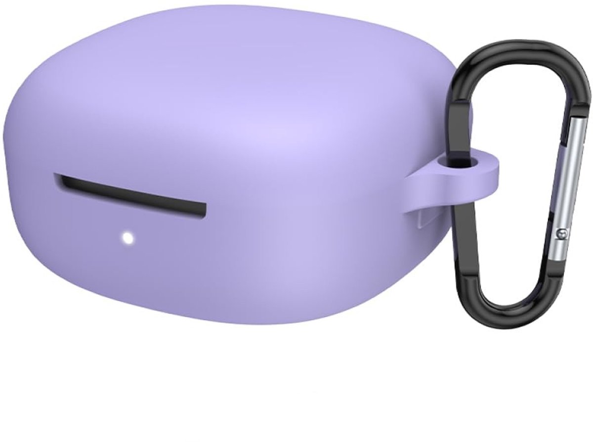 Siliconen Beschermhoes voor Redmi Buds 6 - Schokbestendig met Karabijnclip