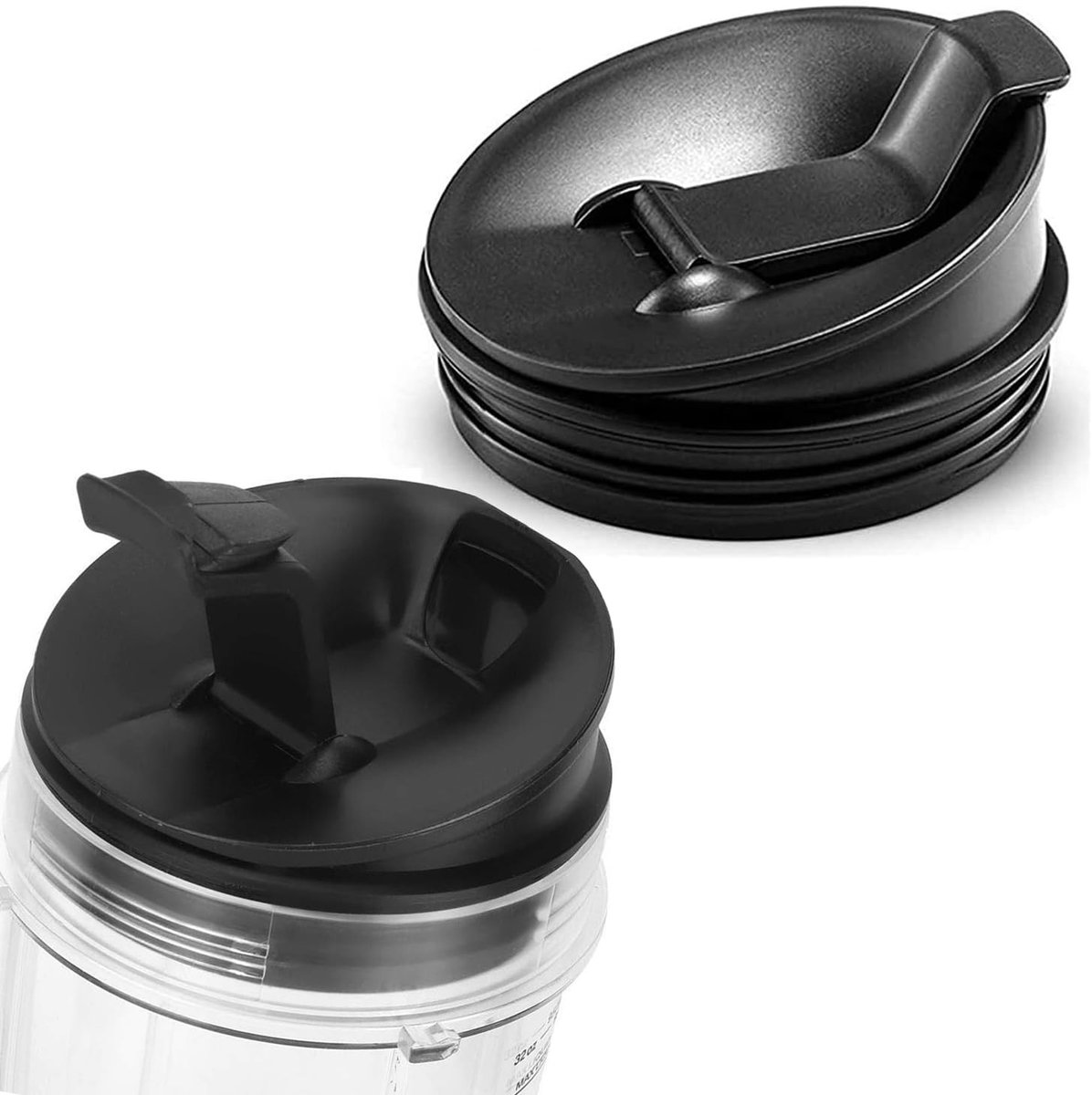 Vervangende Lids voor Nutri Ninja Blender - 2 Stuks Flip Top