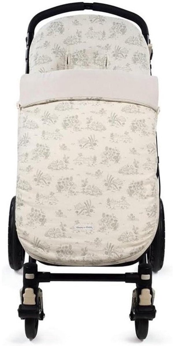 Voetenzak Kinderwagen - Babyzak Wandelwagen - Baby Comfort - Universele Pasvorm - 91 x 47 cm - Crème
