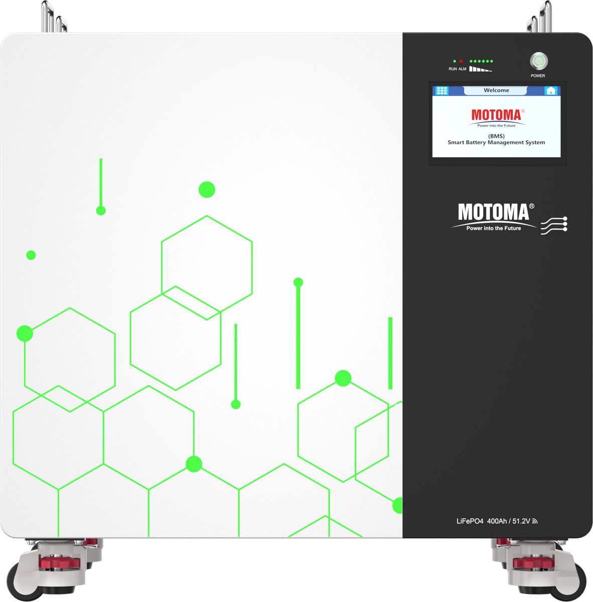 Thuisbatterij 20kwh Motoma M91PRO FBH Incl. Fire protection, Cell temperture system, extra omvormer zekering ingebouwd