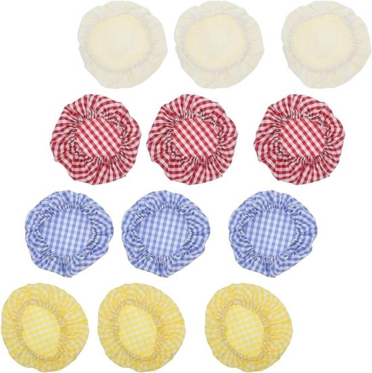 Zuurdesem Fermentatiedoeken - Broodbak Covers - Brood Fermenteren - Elastische Rand - 12 Stuks - Diverse Kleuren