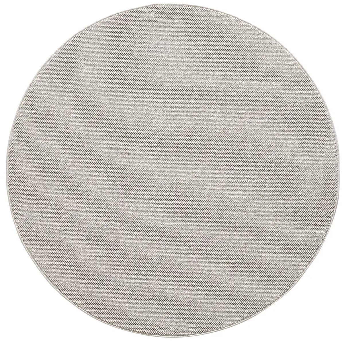 Dutch XXL Rond Vloerkleed | Tapijt | Loom | Uni | Crème, foto 3
