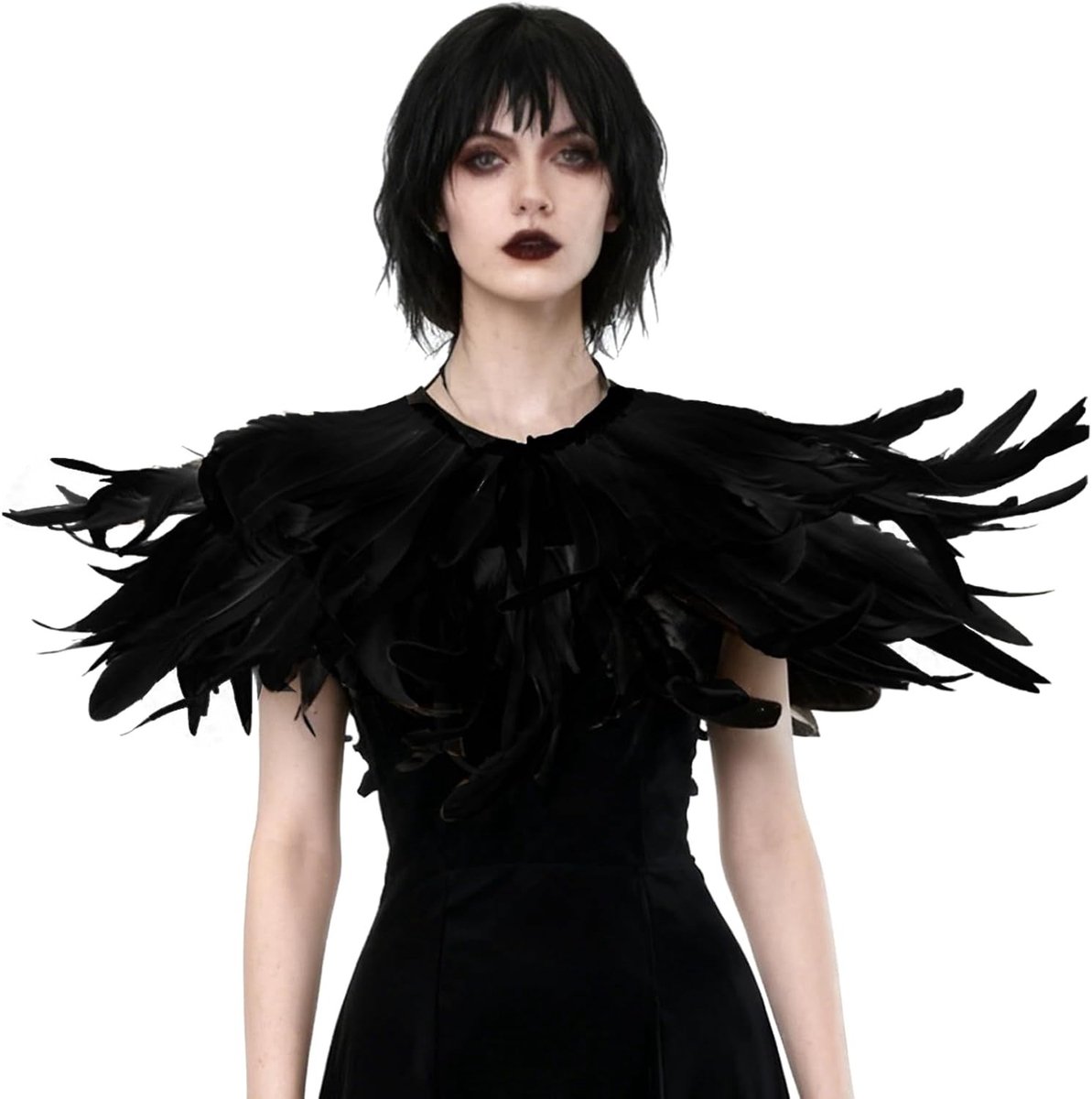 Gothic Veer Ketting voor Halloween Kostuum, Sjaal Accessoire, Epauletten, Unisex, One Size
