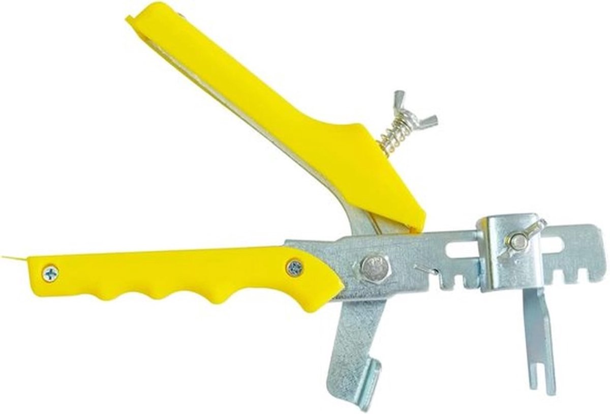 Complete Tegelnivelleersysteem met 201 Onderdelen, Inclusief 100 Trekstangen, 100 Wedges en 1 Tang voor Tegeldiktes van 3-12 mm, Perfect voor Keramische Tegels en Vloerinstallatie