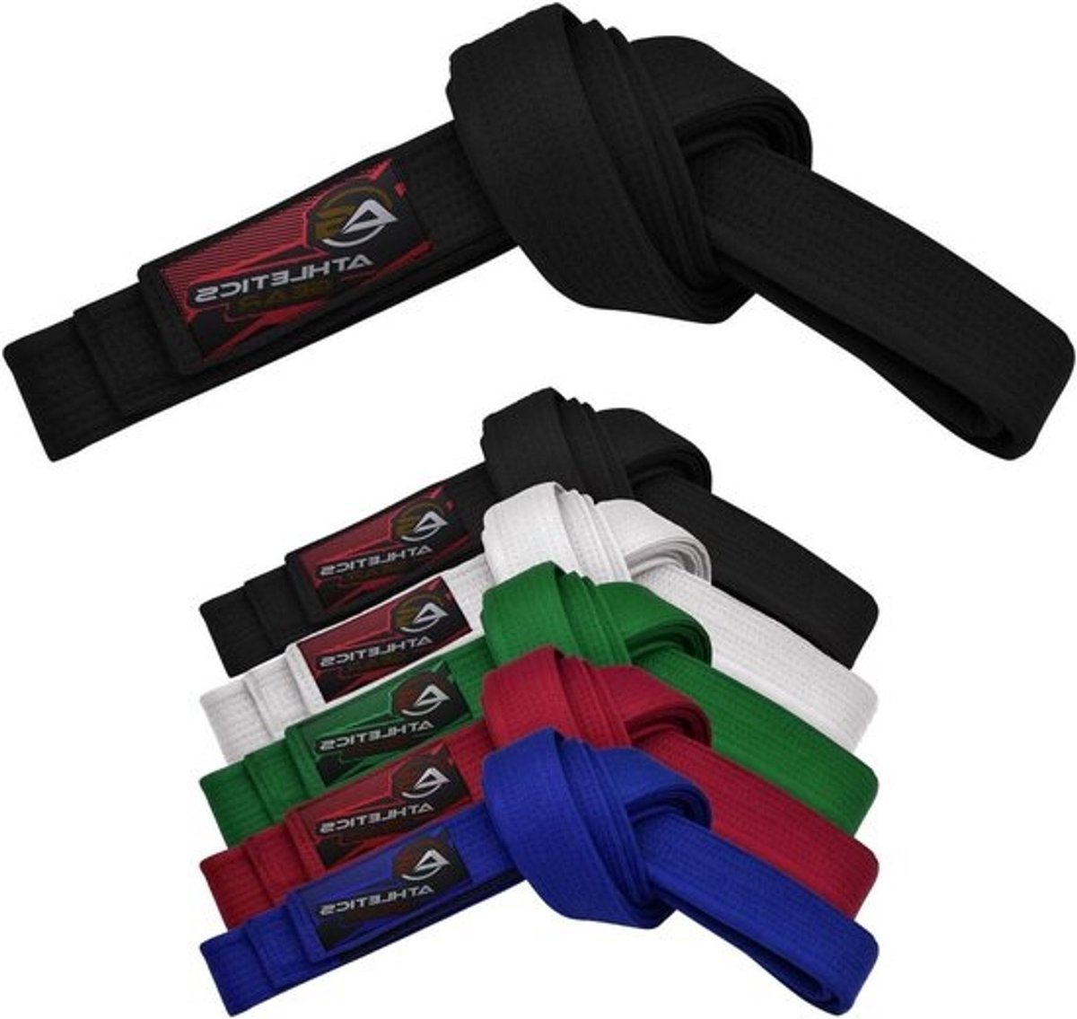 Karate Band - Sportband - Martial Arts Training - Meerdere Stiksels - 280 cm - Zwart
