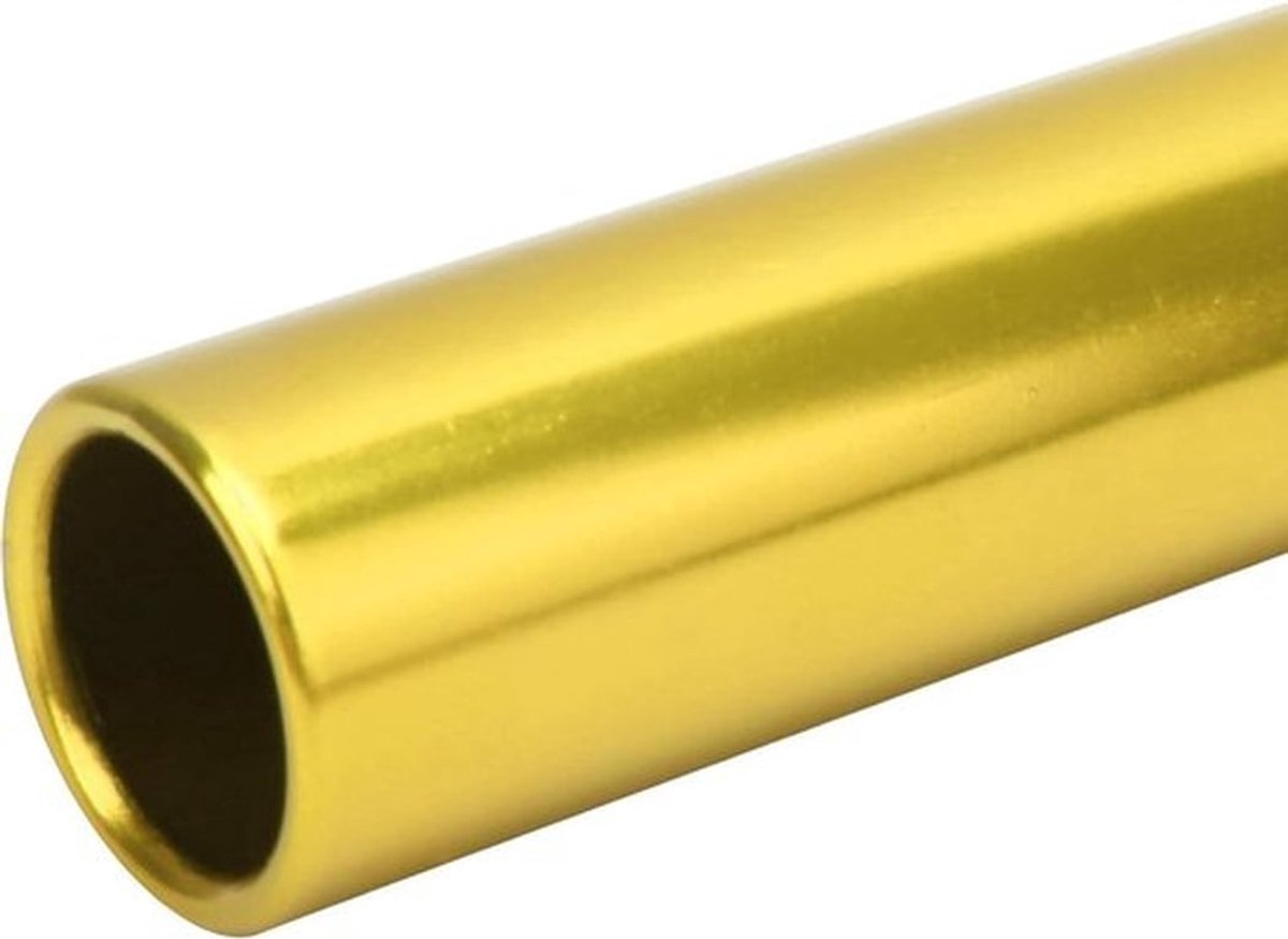 Set van 3 aluminium baan- en veldstokken voor baanevenementen en schoolsportactiviteiten, lichtgewicht en duurzaam voor eenvoudig gebruik tijdens trainingen en wedstrijden
