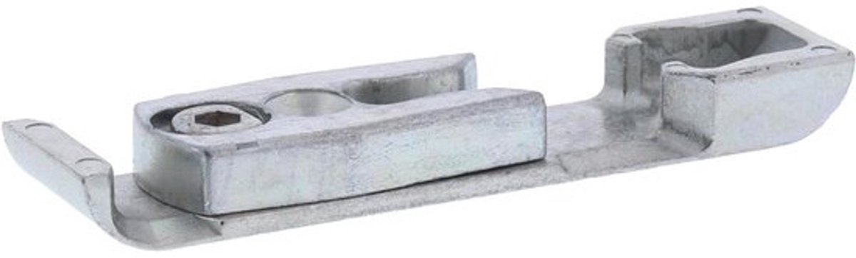 Kantelsluitplaat Reproductie - Sluitstuk Raam - Raambeveiliging - Vervangend Onderdeel - 77 mm x 18 mm - Zilver