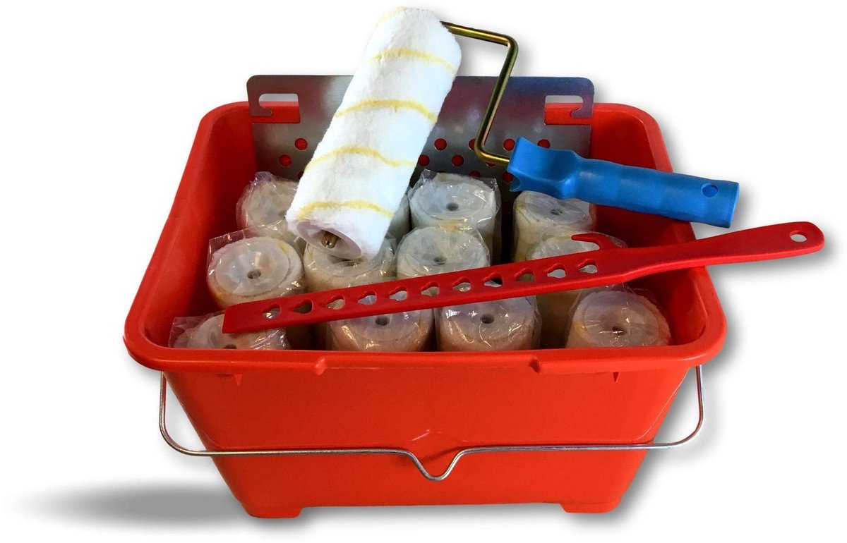 Compleet Verfset - 13 Rollen Polyamide met Emmer van 14 Liter