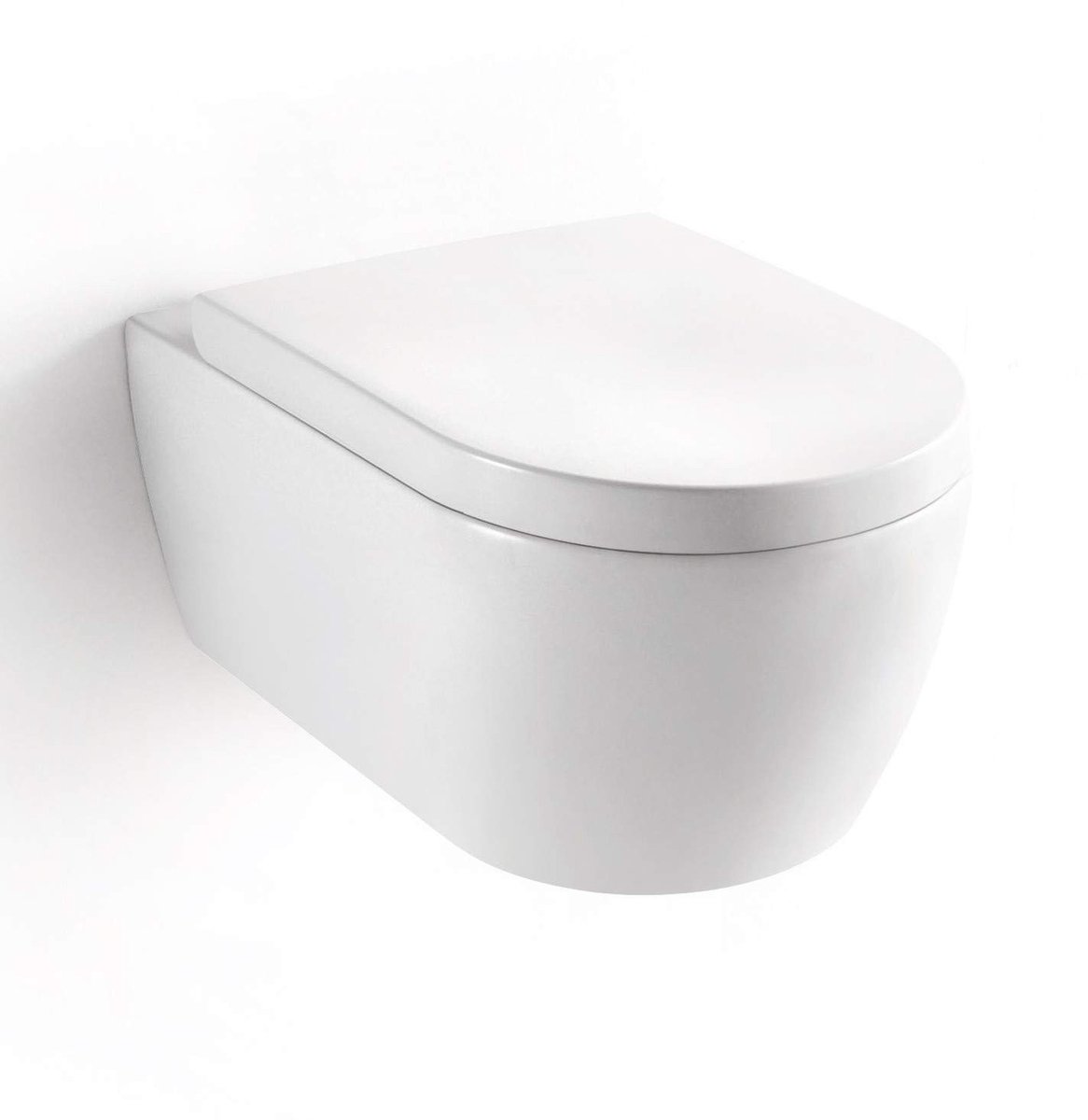Wandtoilet Rimless met Duroplast Soft Close Zitting - Wit