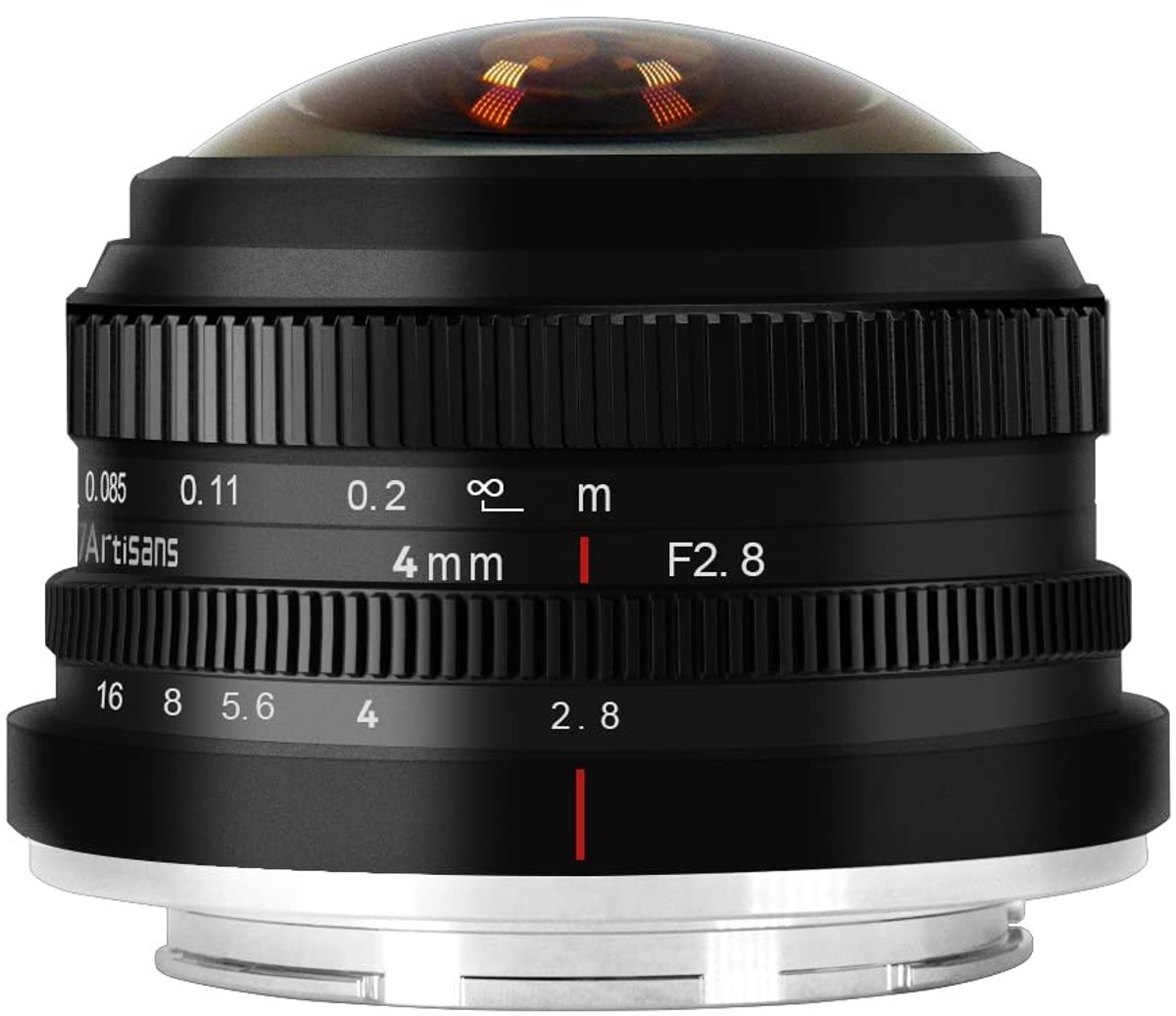 4mm F2.8 Fisheye Lens - 225° Ultra Wide Angle voor Sony E-mount