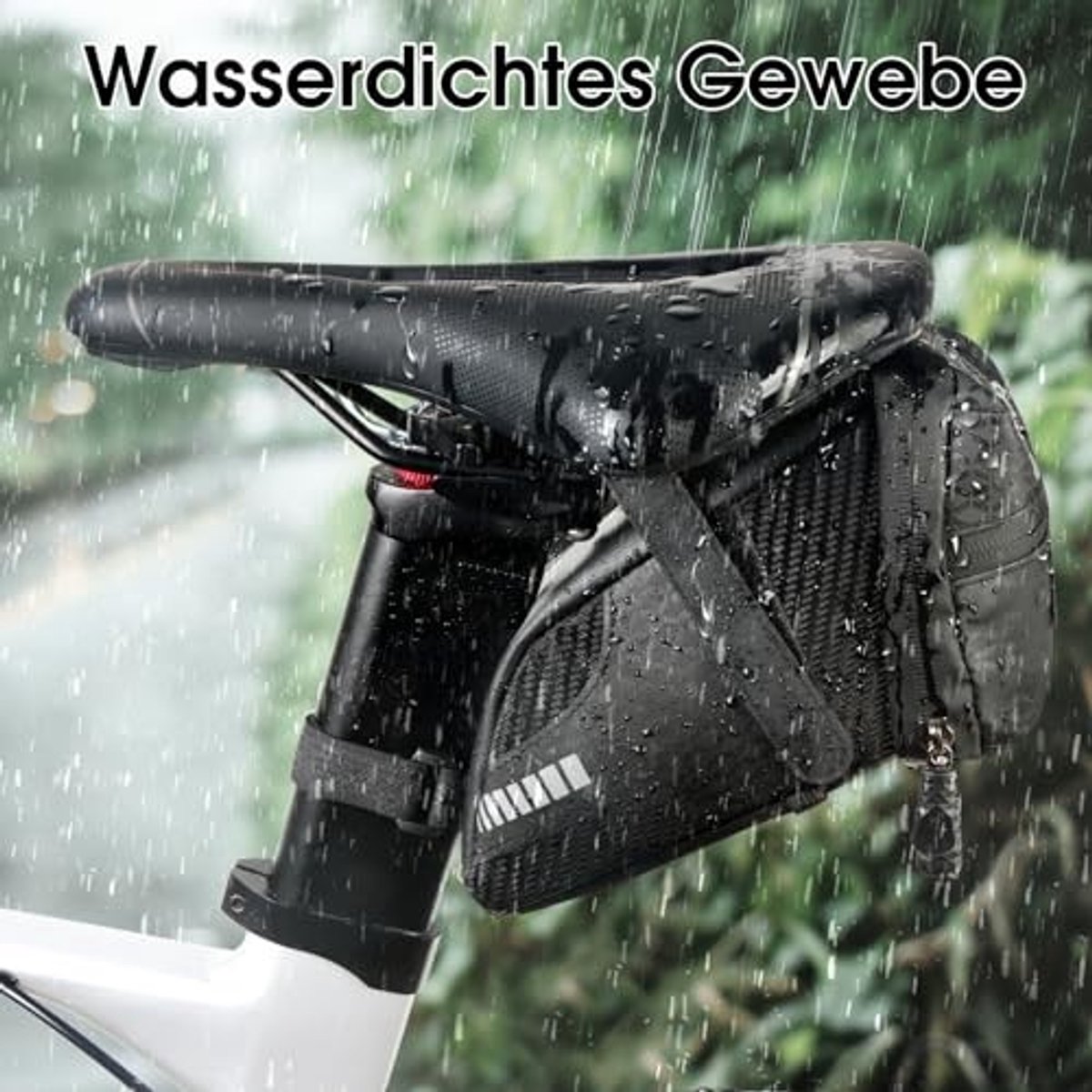 Ultralichte Fietstas - 1.5 Liter met Bevestigingsriem