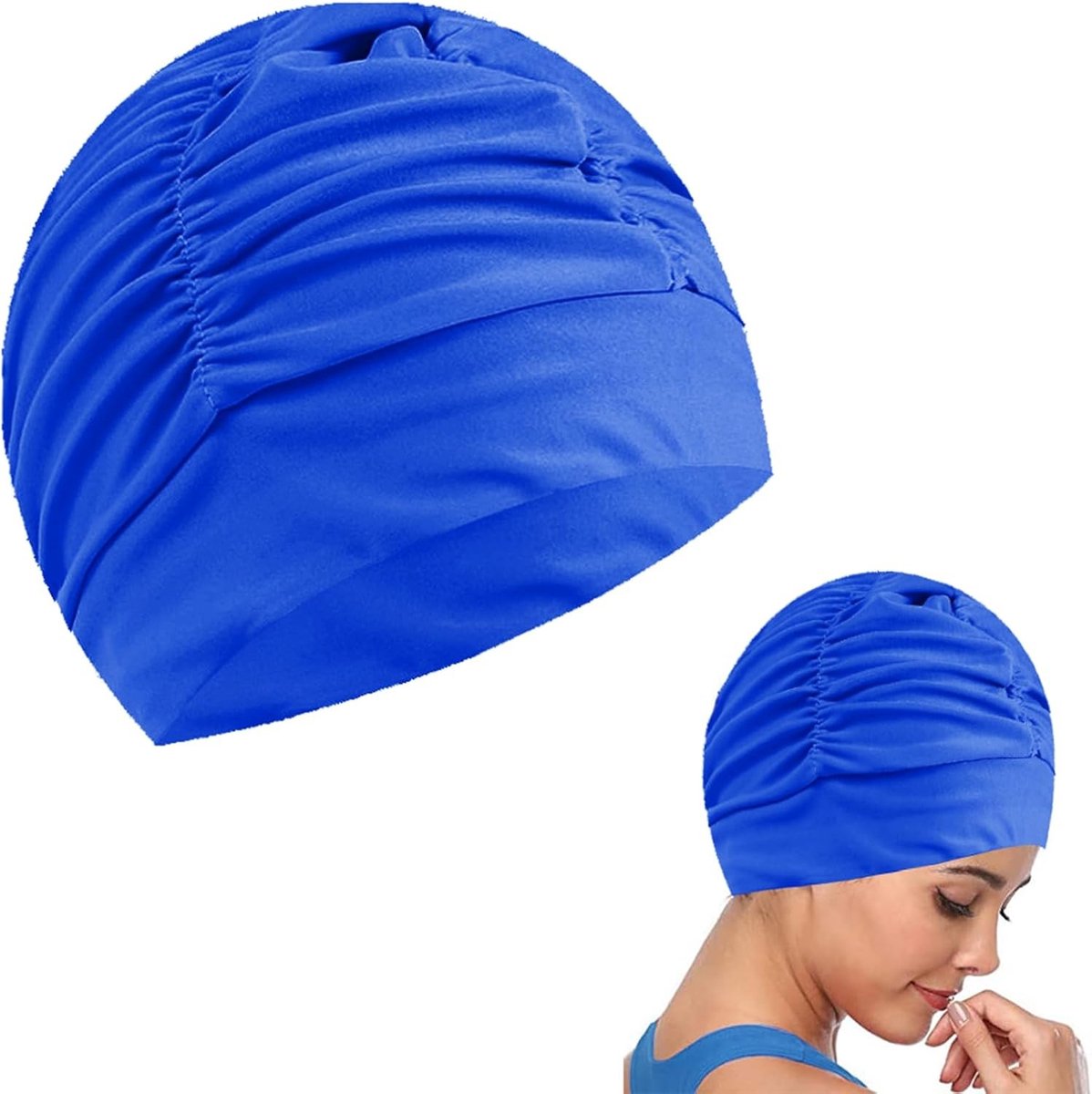 Zachte en comfortabele zwemcap voor dames en heren, perfect voor zwemmen en wateractiviteiten