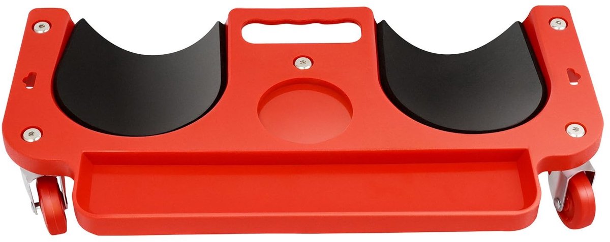 Knie Dolly met Gel Kussen - Rood
