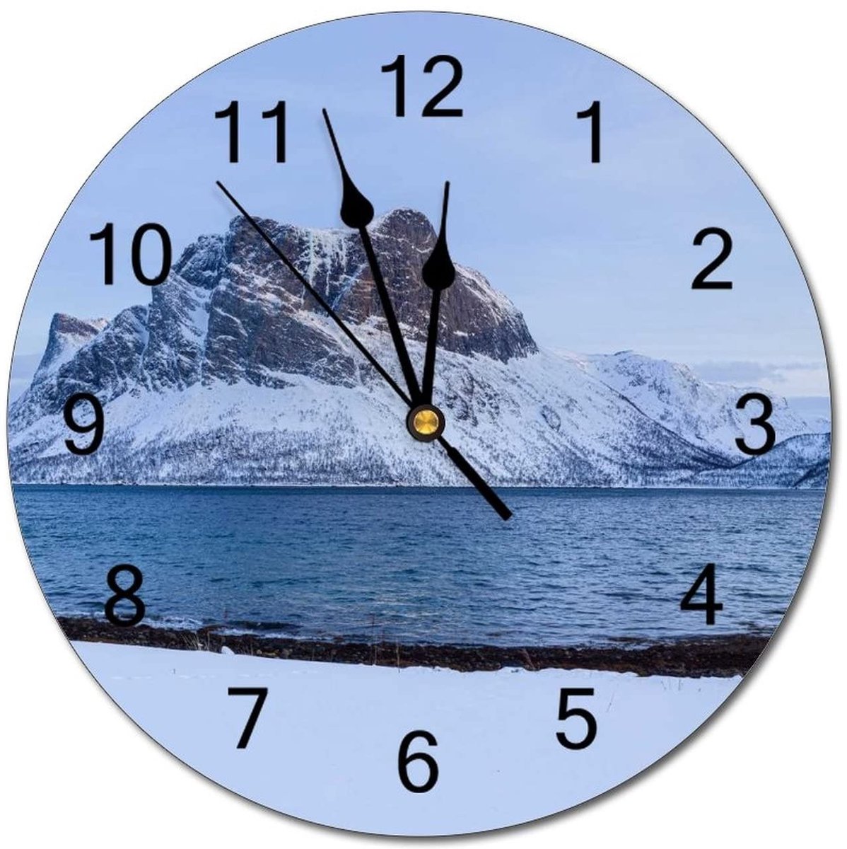 Wandklok - Decoratieve Klok met Stille Beweging - 10 Inch