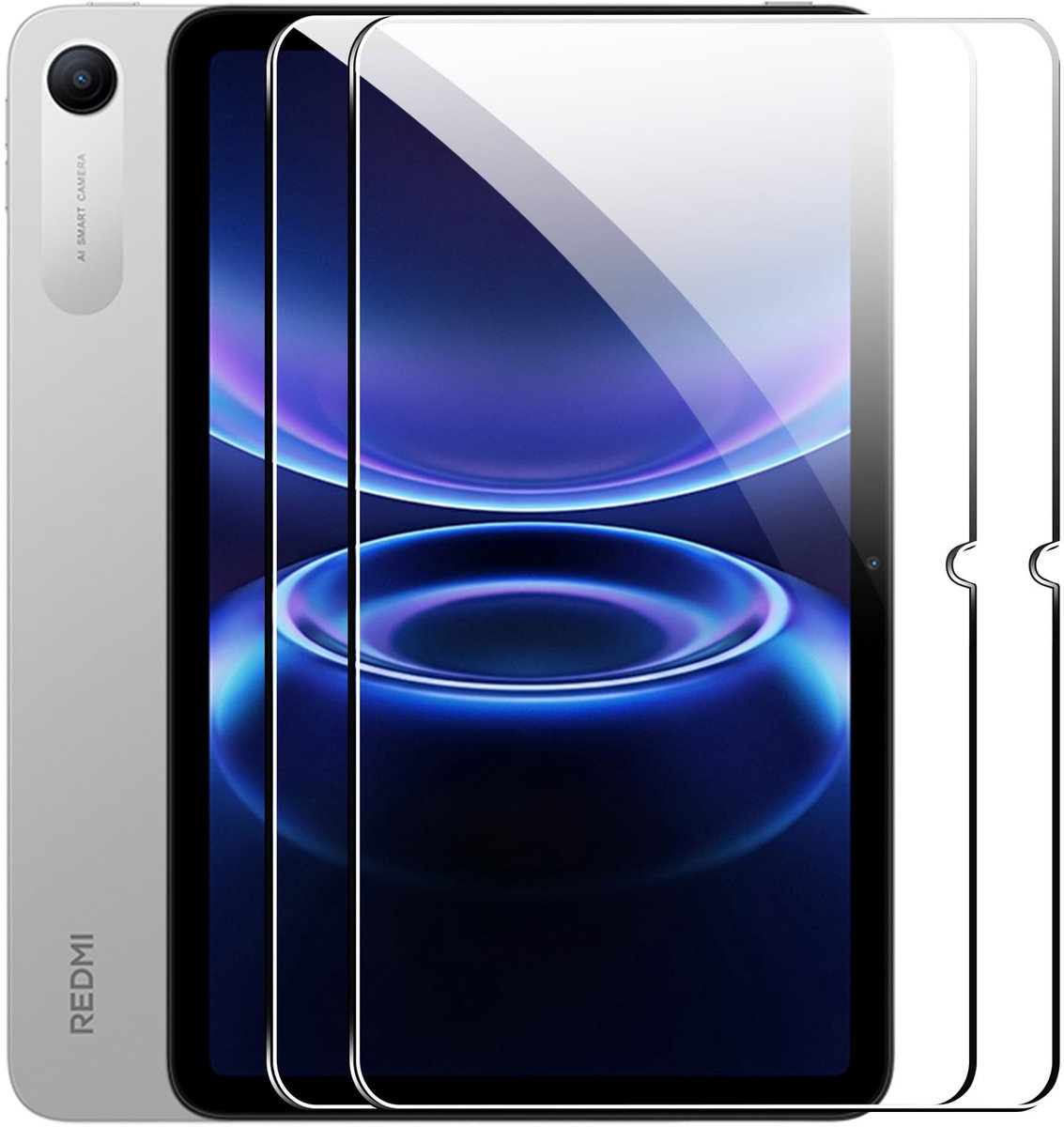 Displaybeschermfolie voor Redmi Pad 2 - 2 stuks, krasbestendig, 9H hardheid