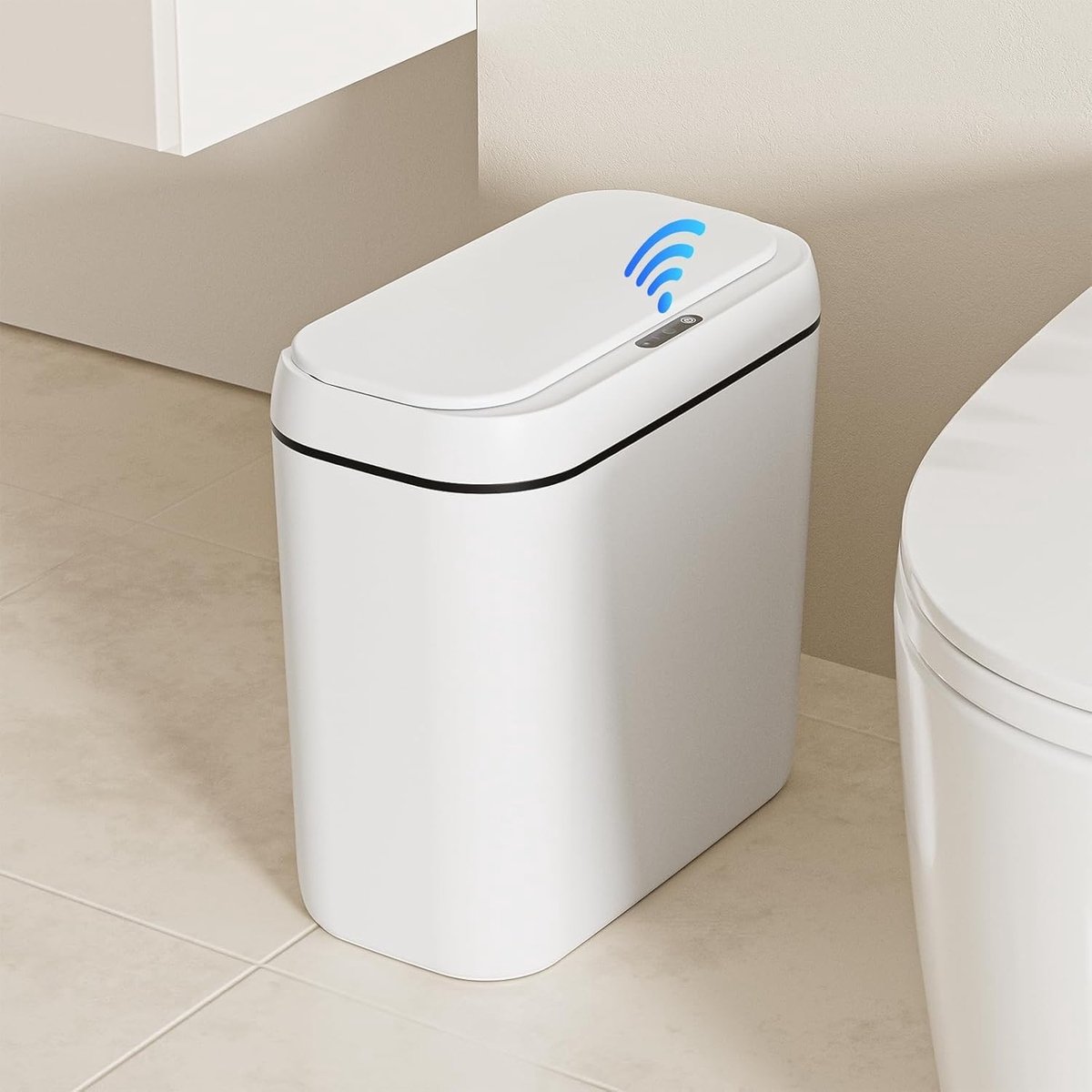 Automatische Sensor Afvalbak van 15 Liter, Stil en Waterdicht voor Badkamer, Keuken en Kantoor