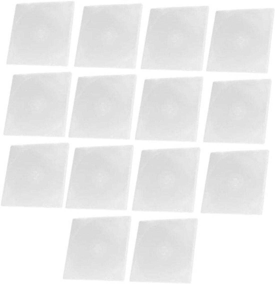 Cd Jewelcases - Cd Hoesjes Cd Mappen - Cd Opslag Bescherming - Ultradun Plastic Materiaal - 14.2x12.4cm - Transparant