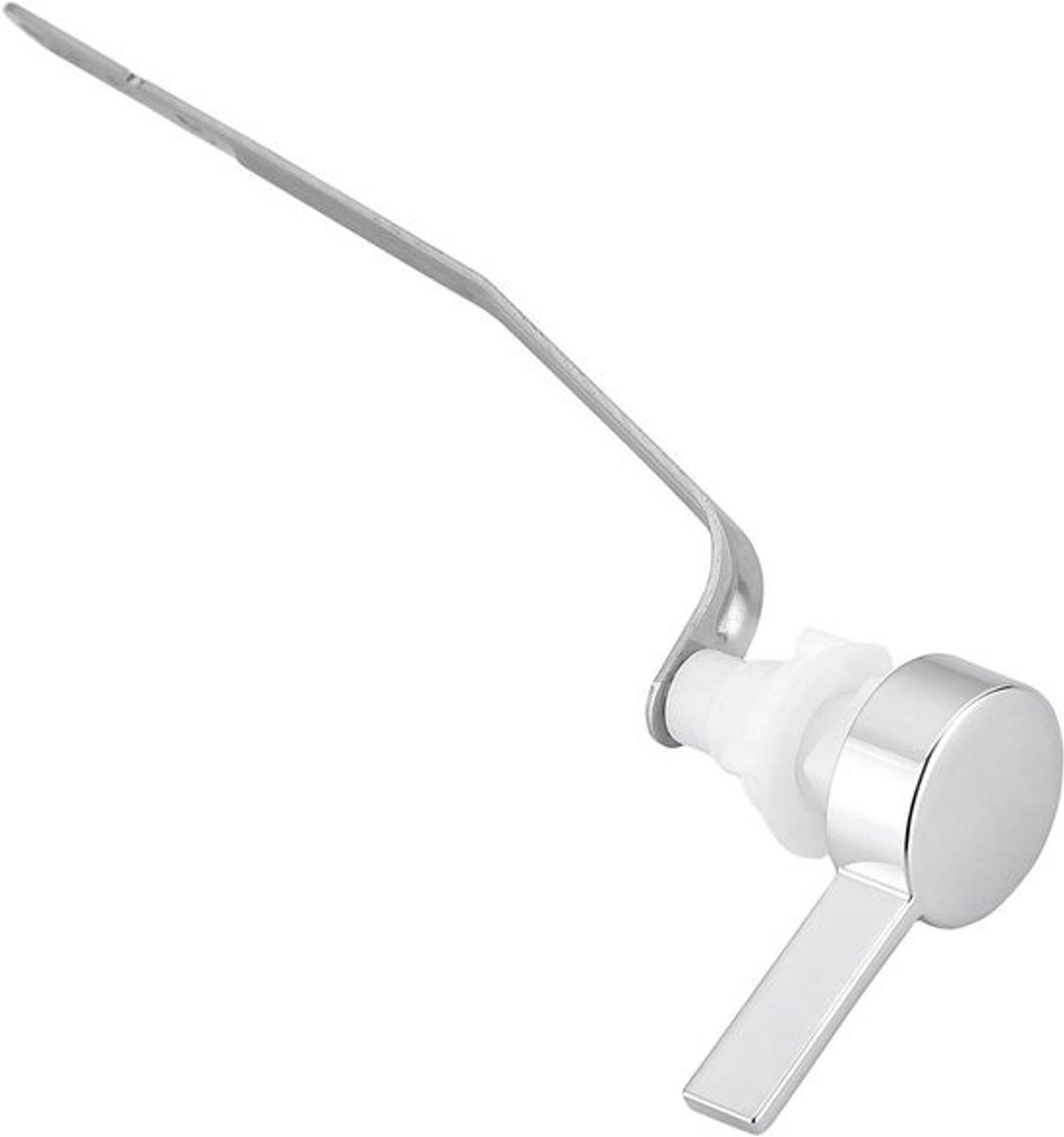 Toilethandvat Vervanging - Toilet Hendel - Sanitair Reparatie - Origineel Onderdeel Compatibel - 1-Pack - Gepolijst Chroom