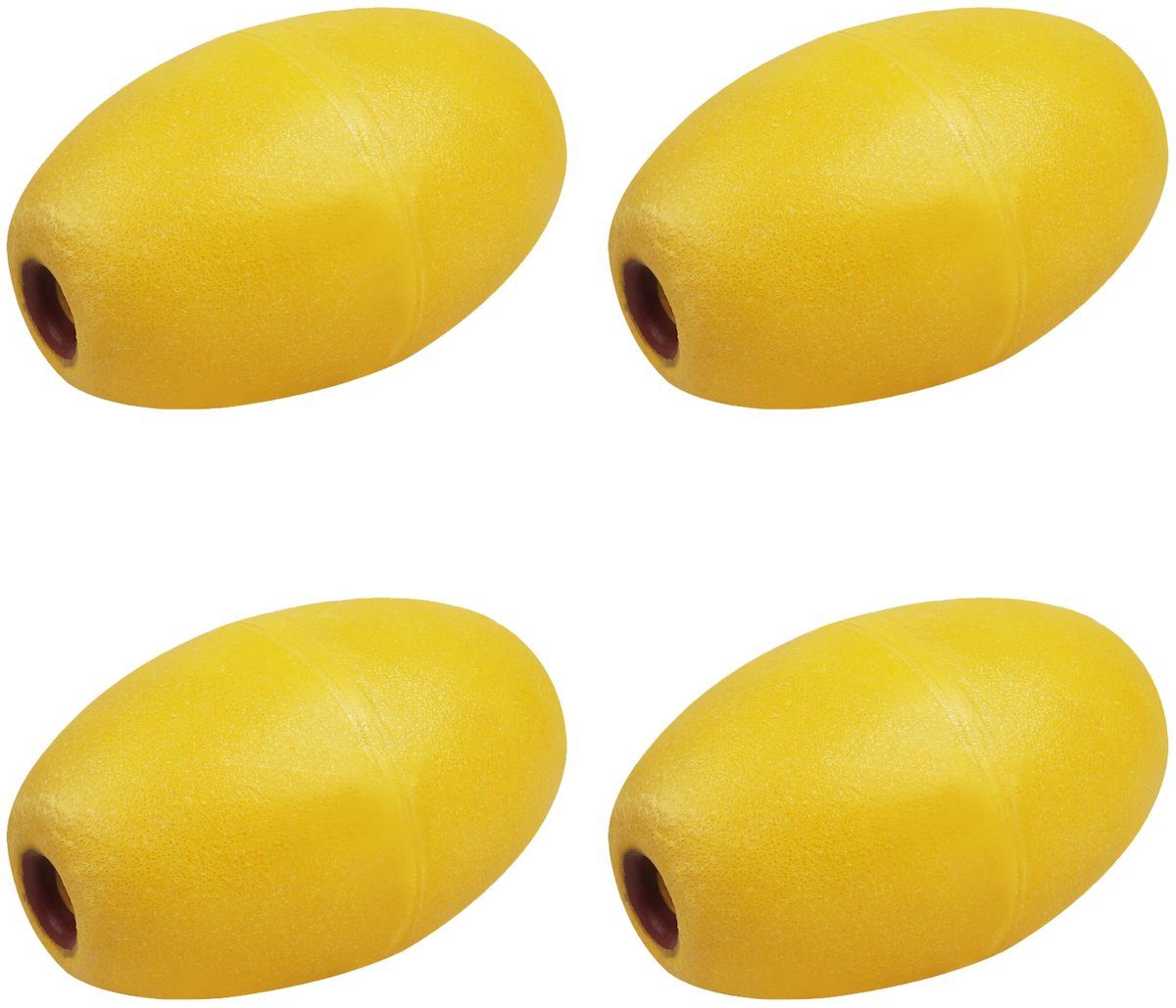 4 Stuks Drijvende Boei - Geel Materiaal