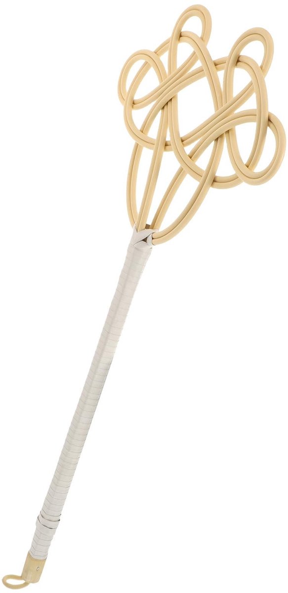 Tapijtklopper met lange handgreep - Beige