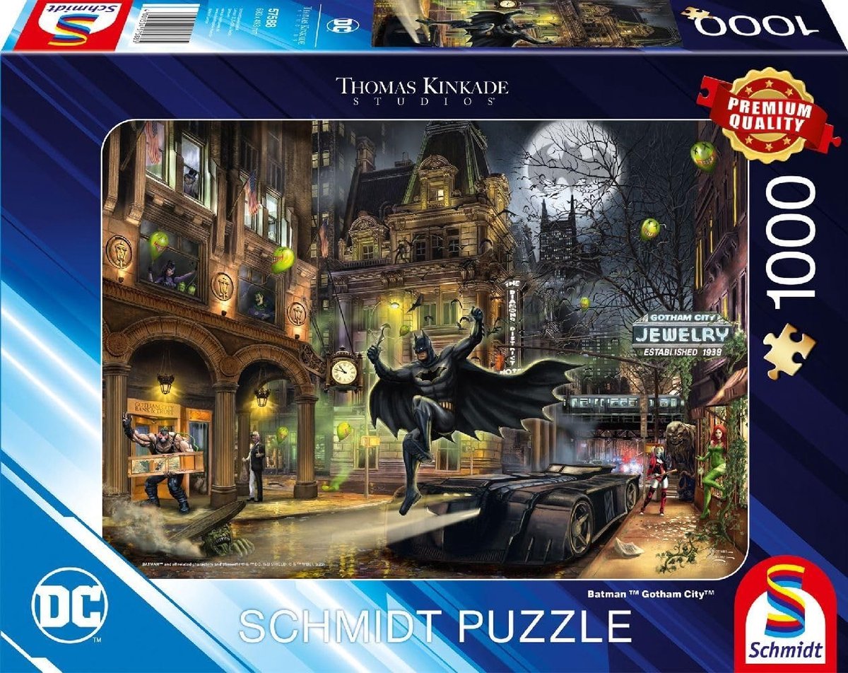 Legpuzzel Batman Gotham City - 1000 stukjes