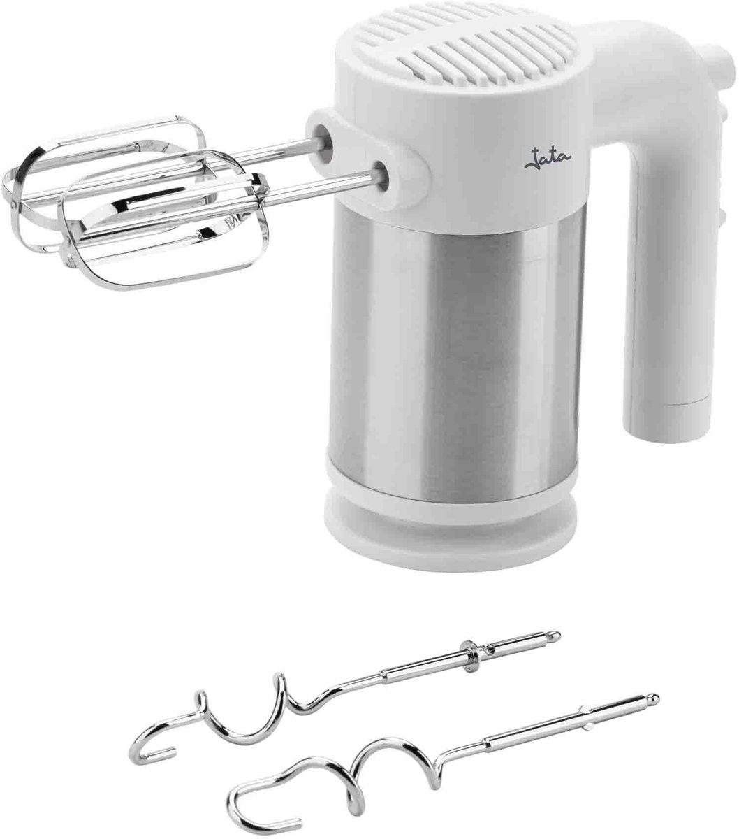 Handmixer met 400 W, 5 snelheden en turbo functie - Wit