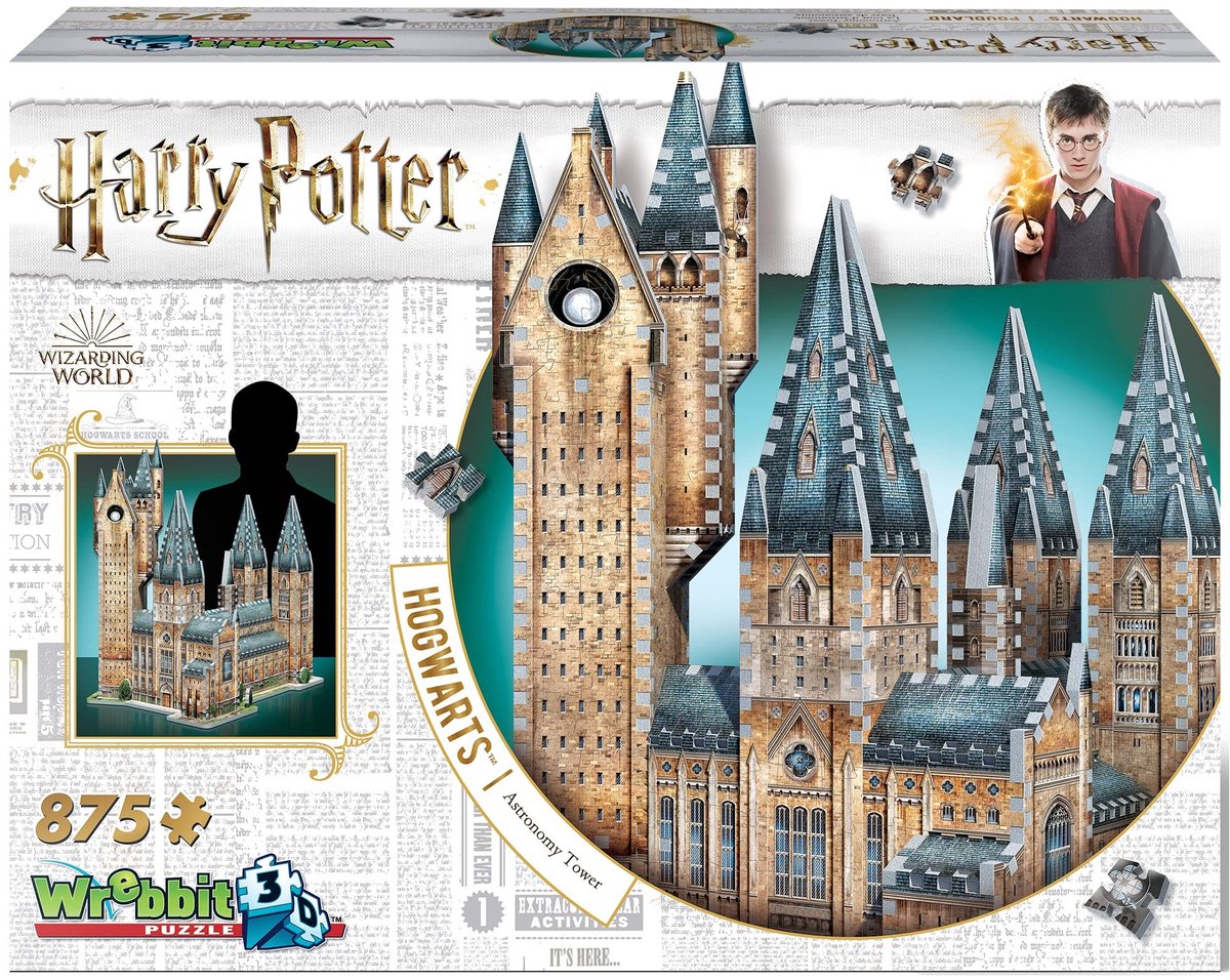 3D Puzzel Harry Potter Hogwarts Astronomy Tower - 875 stukjes