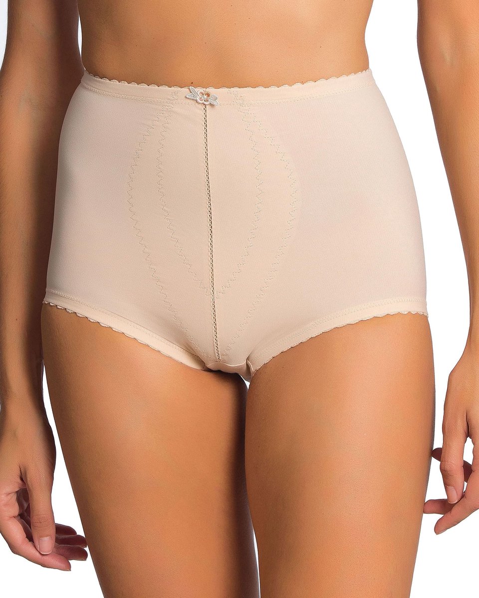 High Waist Briefs - Ademend en comfortabel - Beige - L