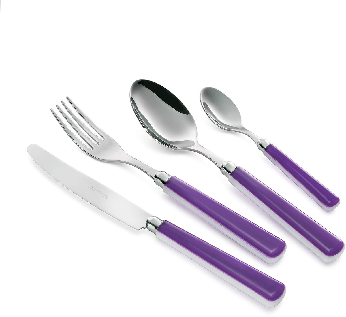 Tafelgerei Candy Viola - 18/10 voor 6 Personen, 24-delige Set