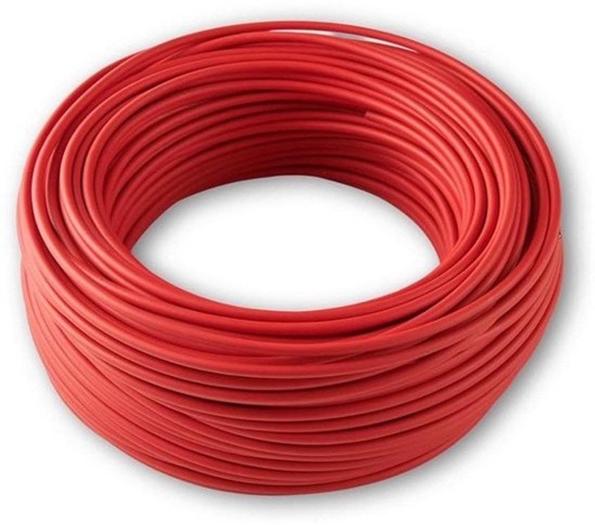 Zonnekabel - PV-kabel Fotovoltaïsche kabel - Zonnepanelen verbinden - UV- en weerbestendig - 6 mm 15 m - Rood