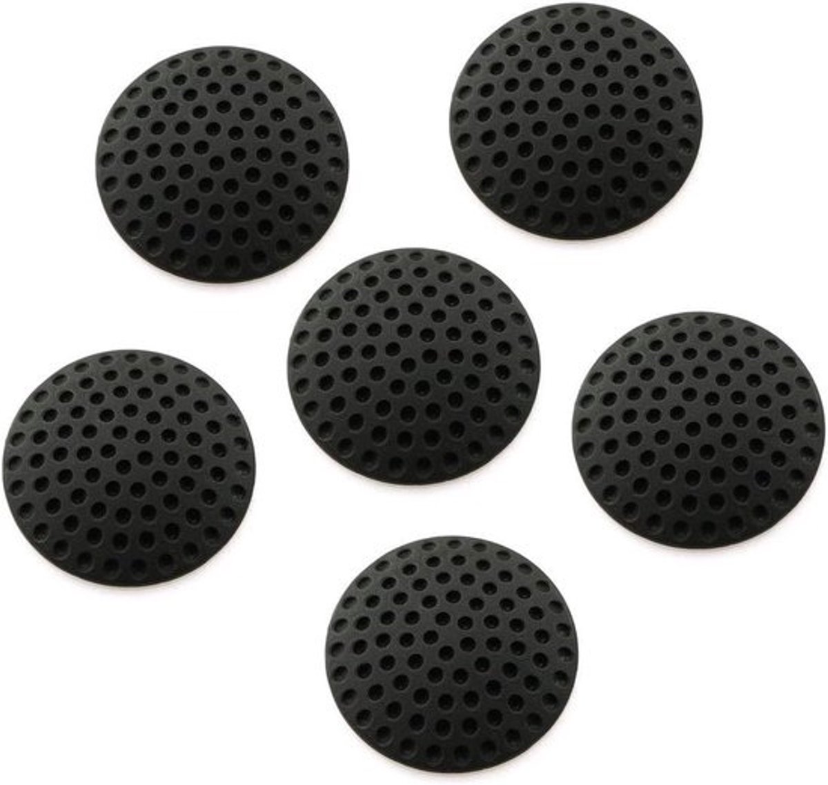 Deur Stopper - Muurstickers Deurkruk - Schade Voorkomen - Zelfklevend - 50mm Diameter - Zwart