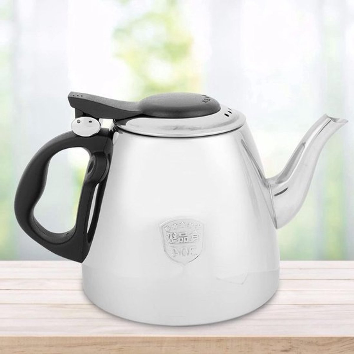 Kookpan Waterkoker - Theepot Snelkoker - Water Koken - Voor Alle Vuren - 1.2 Liter - Zilver