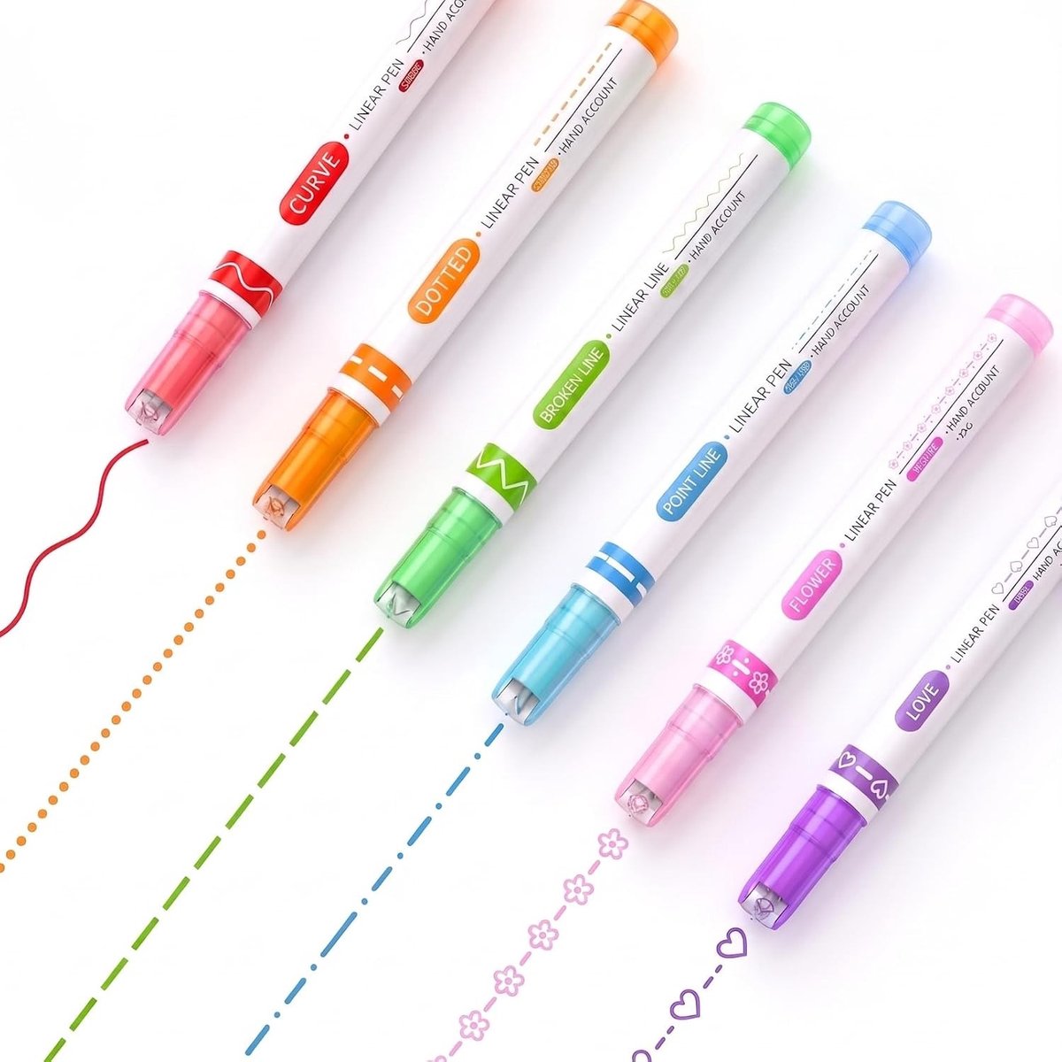 Dubbelzijdige Pastel Markeerstiften met Fijn- en Rolpunt voor Creatief Journaling en Notities