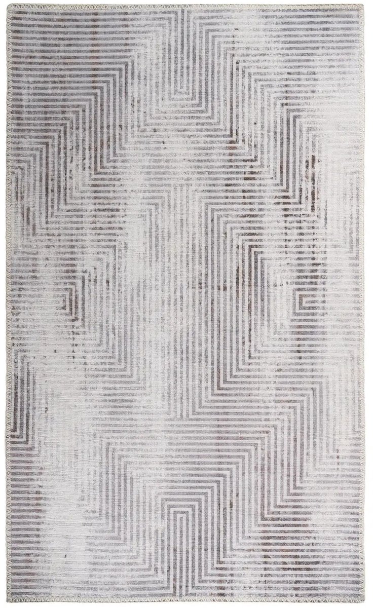 Dutch XXL Design Vloerkleed | Tapijt | Maya | Lijnen | Grijs | 120x180 cm
