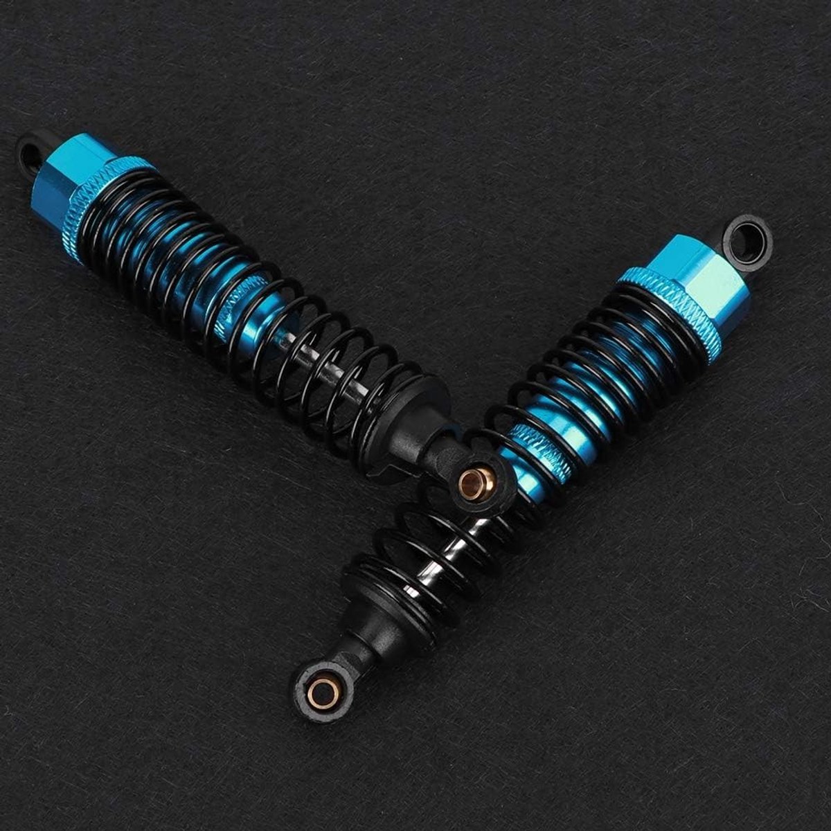2 Stuks Metalen Schokdempers voor 1:10 RC Auto's, Vervangingsonderdelen, Eenvoudige Installatie, Geschikt voor Diverse Merken en Modellen (100mm)