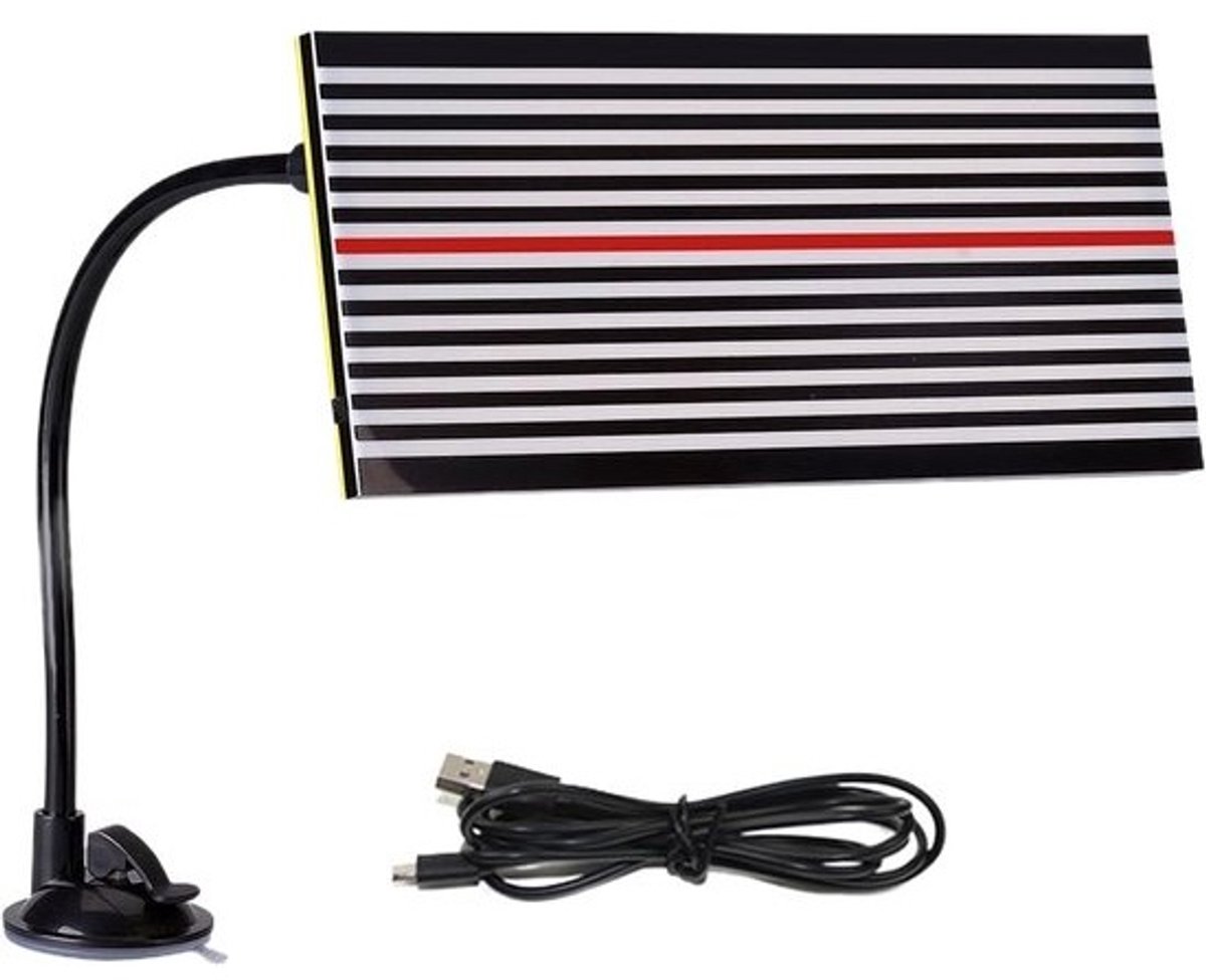 Reflectorplaat Deukreparatie - Deuk Verklikker - Auto Herstellen - Nauwkeurige Deuk Detectie - 32 x 15.5 cm - Zwart