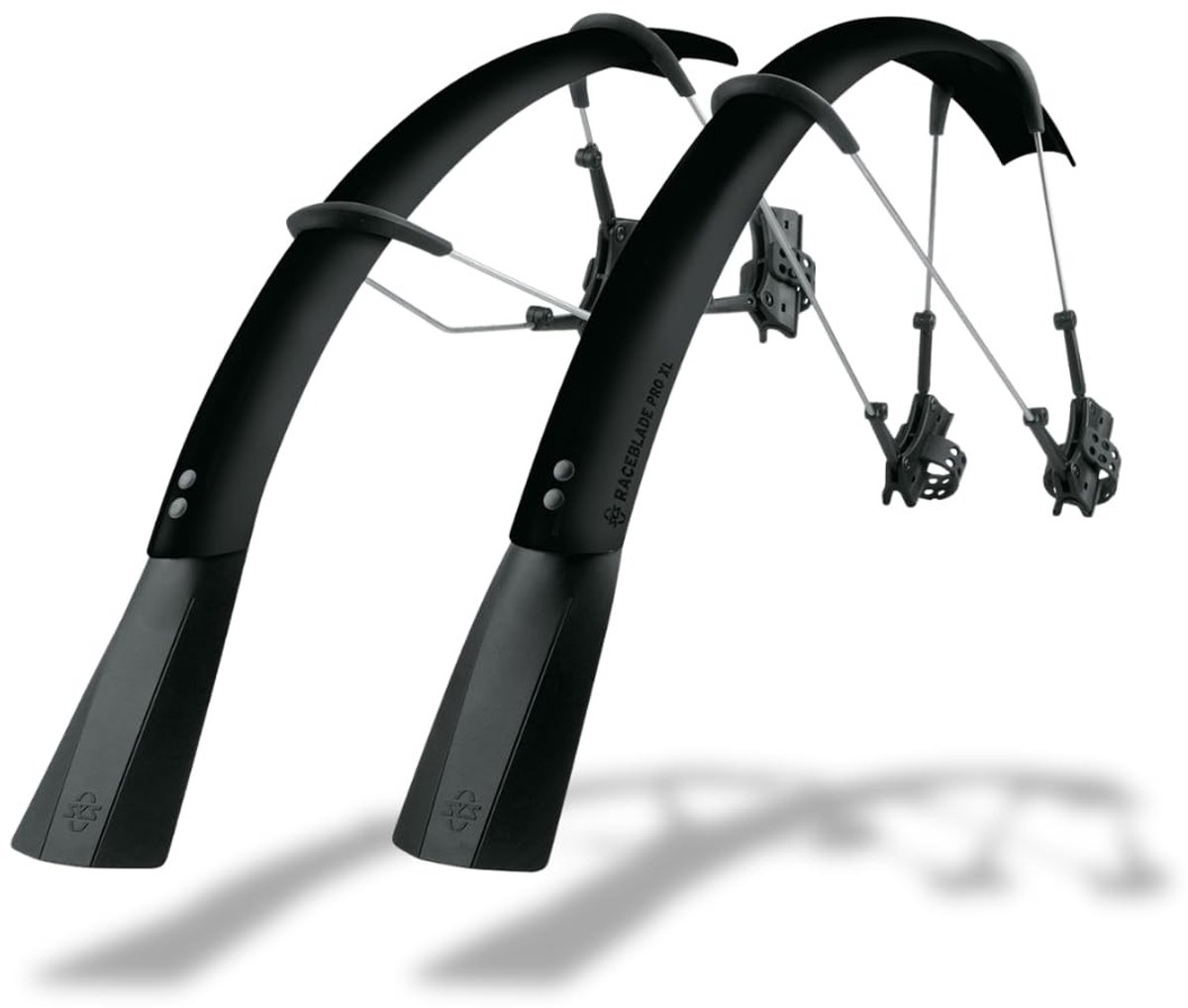 Mudguard Set voor Racefiets - Lichtgewicht en Verstelbaar - Matt Black