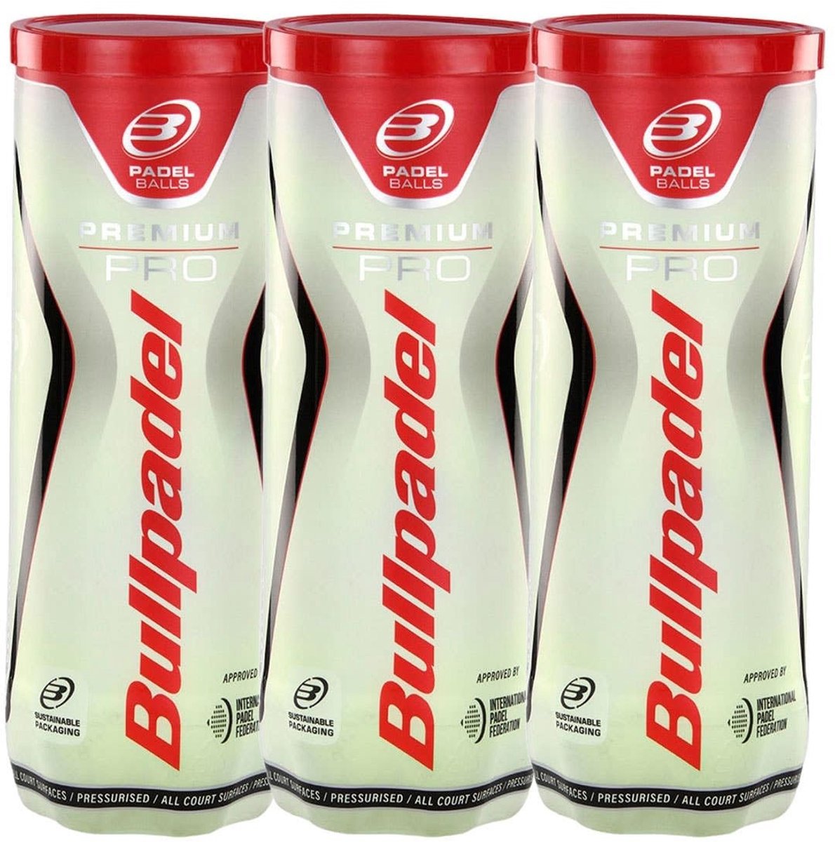 Padel Tennis Ballen Set - 9 Stuks Gele Rubber