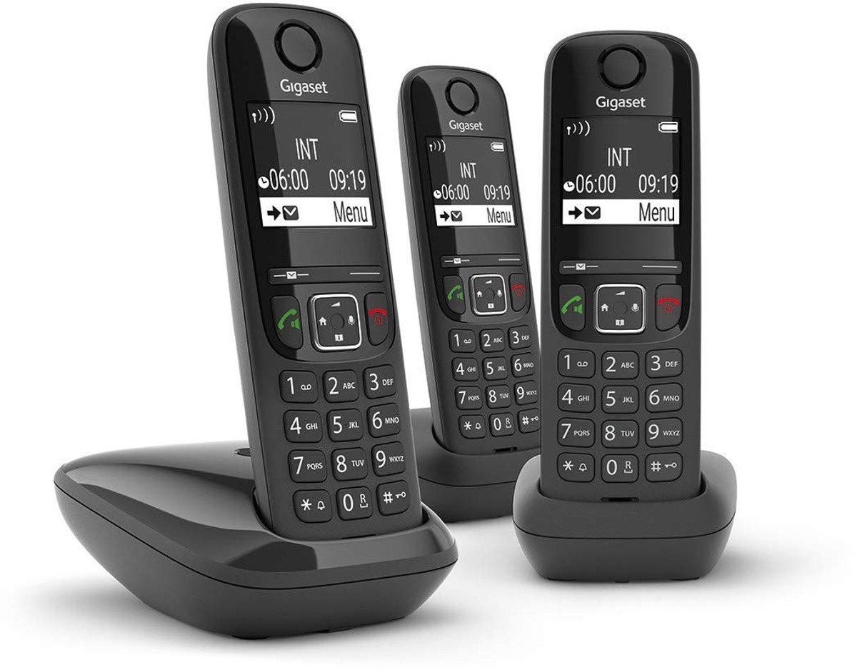 Draadloze Telefoon - Handsfree Bellen - Zwart