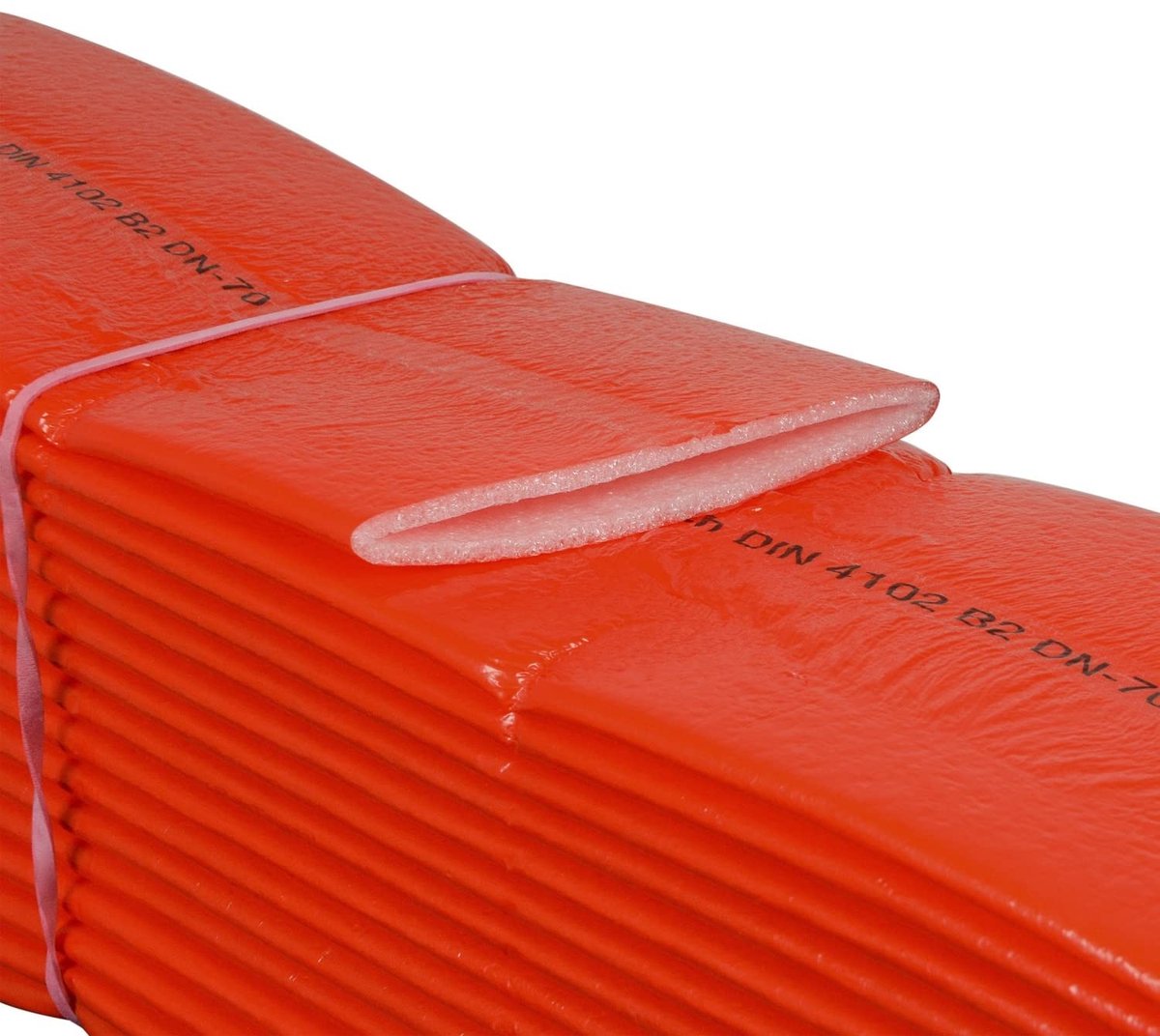 PE Beschermslang voor Afvalwaterisolatie - 4mm Rood