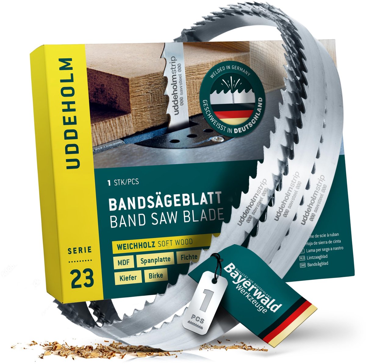 Bandzaagblad 2240 x 15 x 0.5 mm voor houtbewerking