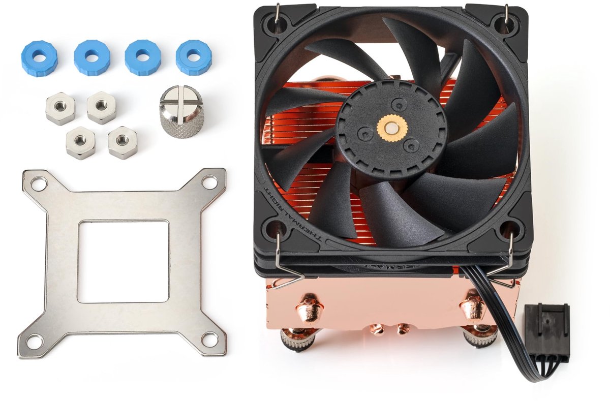 Koellichaam voor Bitcoin Miner - 60mm Fan en 210g Koper