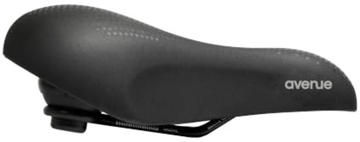 Fietszadel met extra demping - Zwart