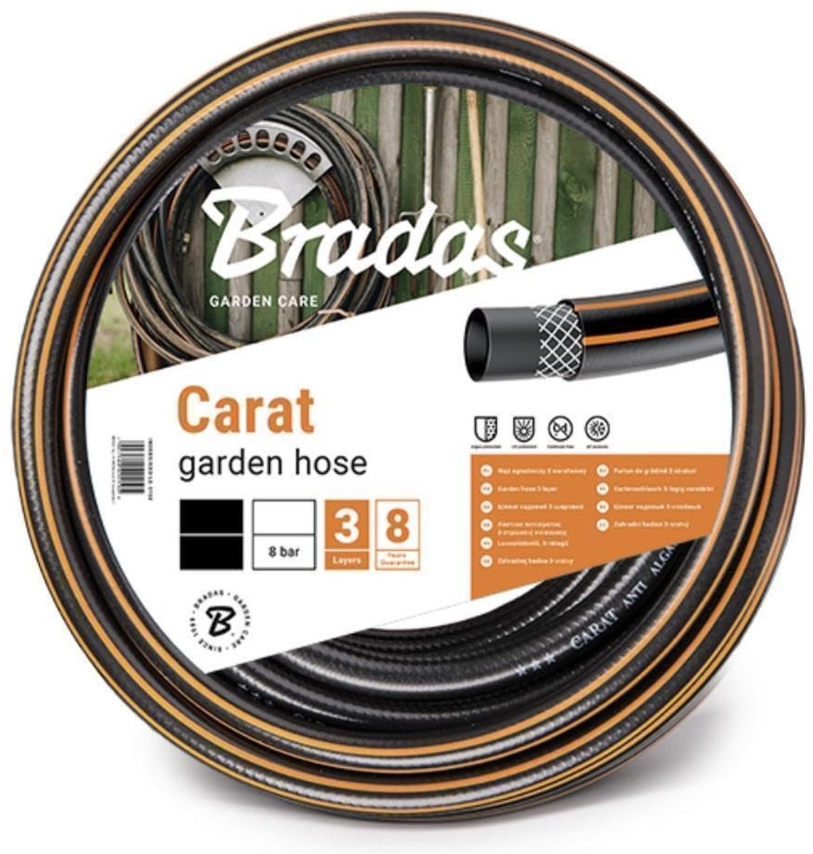Tuinslang Carat 1/2 inch - 30 Meter - Zwart
