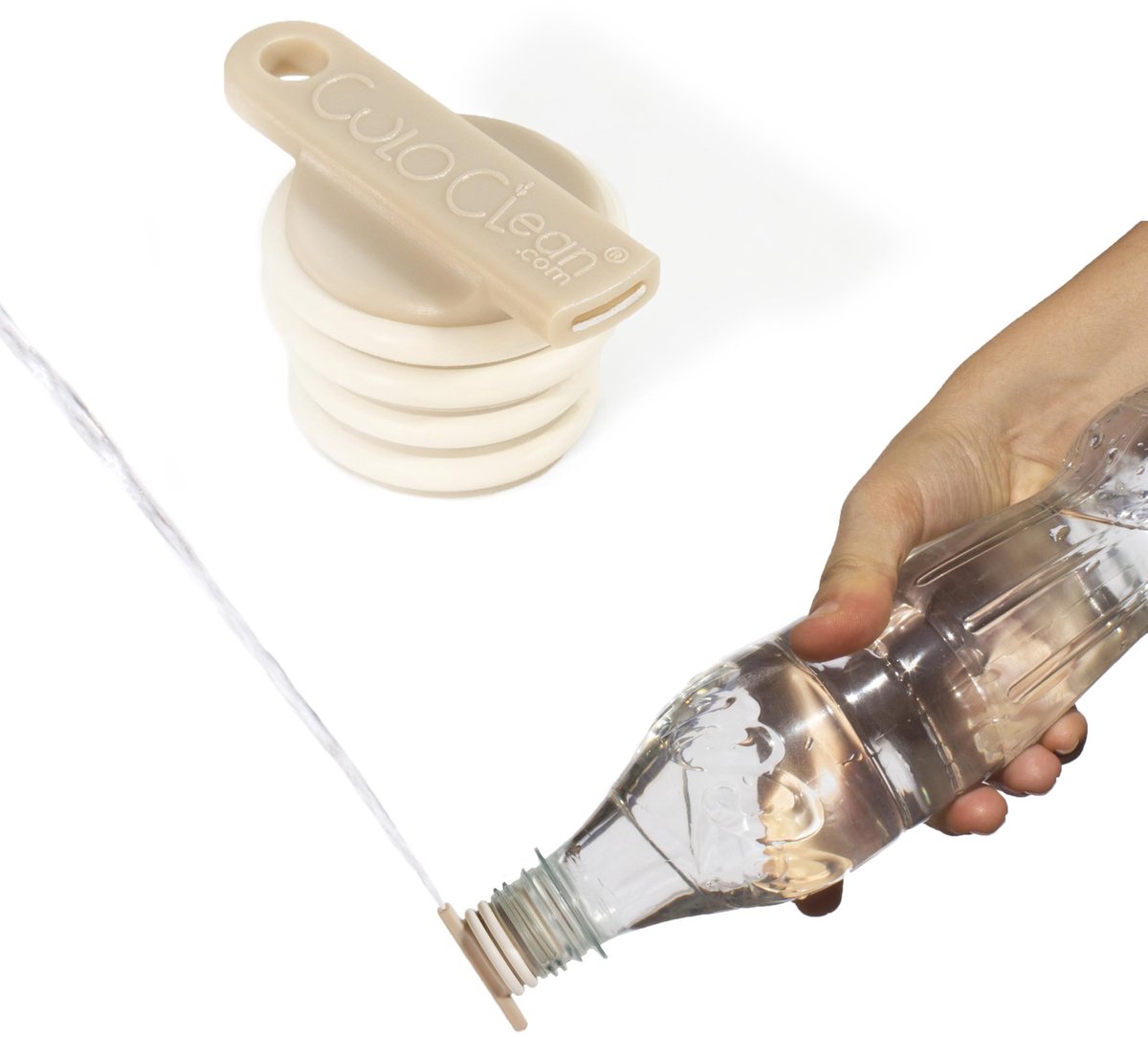 Portable Bidet - Ultralicht en waterbesparend - Wit zand